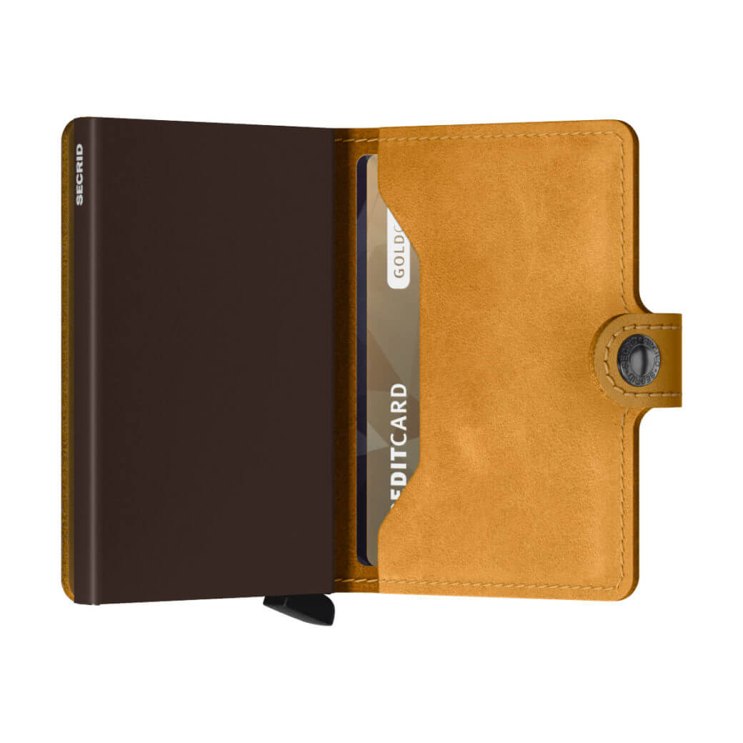 Secrid okran keltainen lompakko - Miniwallet Vintage Ochre-225726