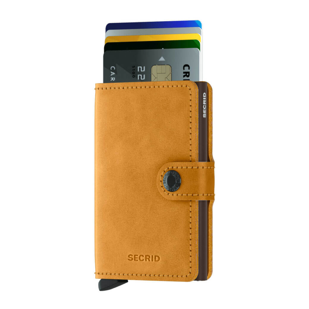 Secrid okran keltainen lompakko - Miniwallet Vintage Ochre-225725