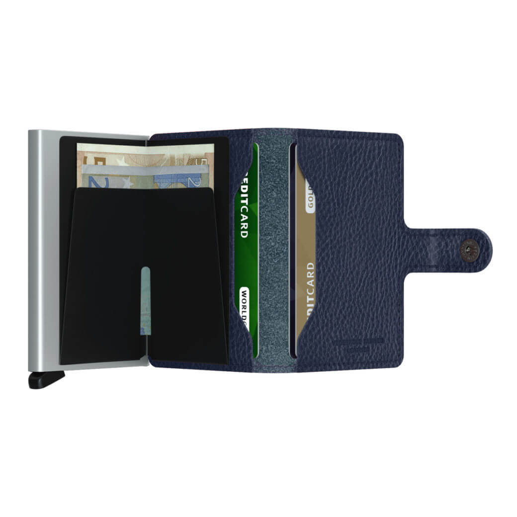 Secrid sininen lompakko - Miniwallet Veg Navy Silver-225393