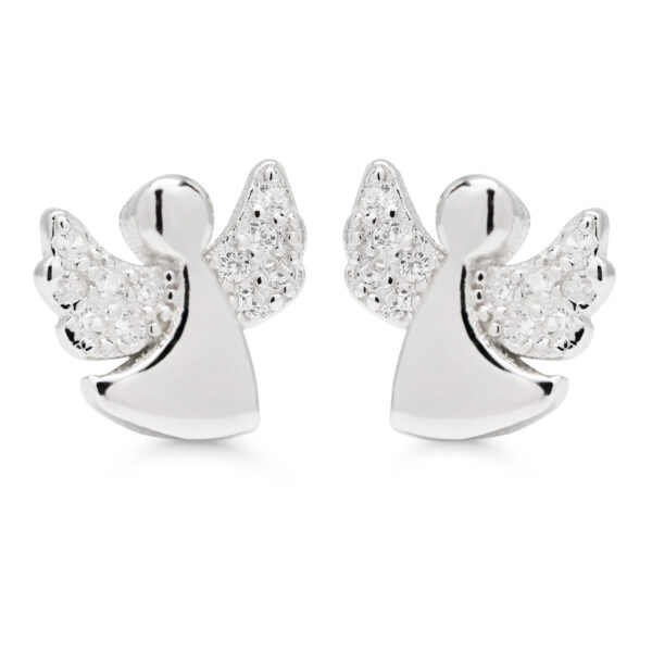 Enkeli korvakorut hopeaa