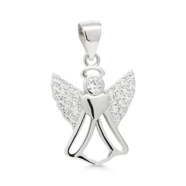 Enkeli riipus hopeaa