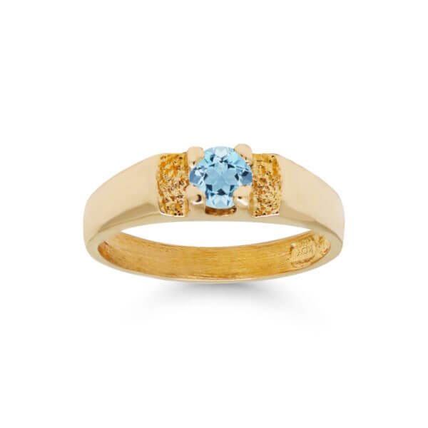 Kastesormus kulta 6003aqua  