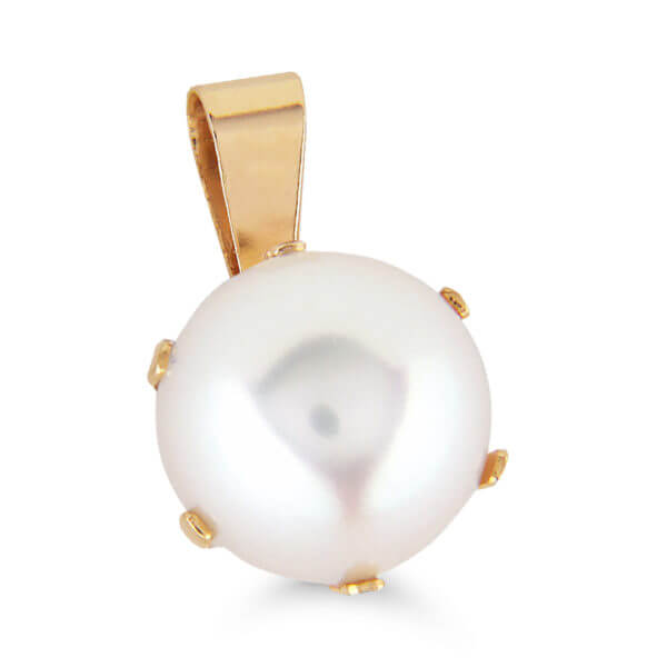 Kultariipus valkoisella 7-7½mm makeanveden helmillä, 1027valk-7,7½mm