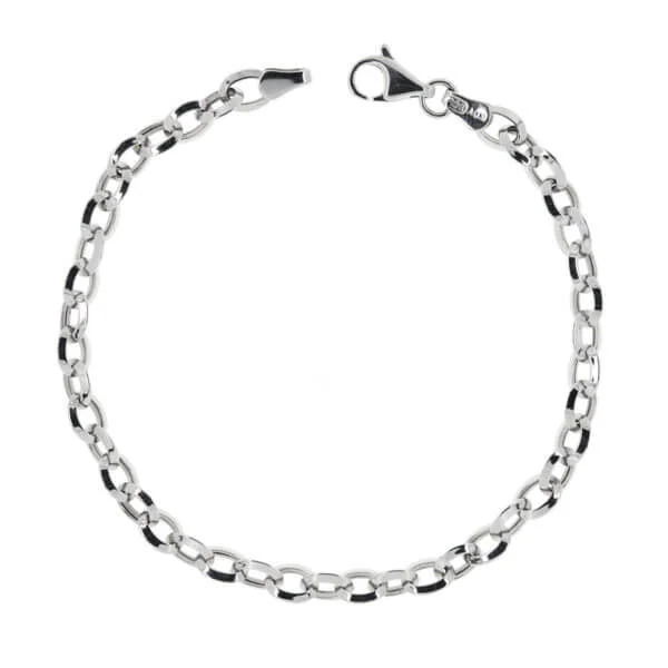 Valkokultaa ranneketju 201657W/18,5-19,5cm