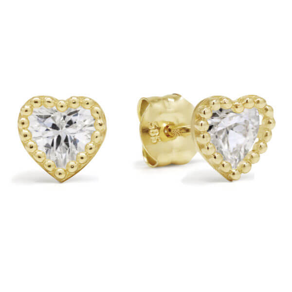 Kultakorvakorut sydän