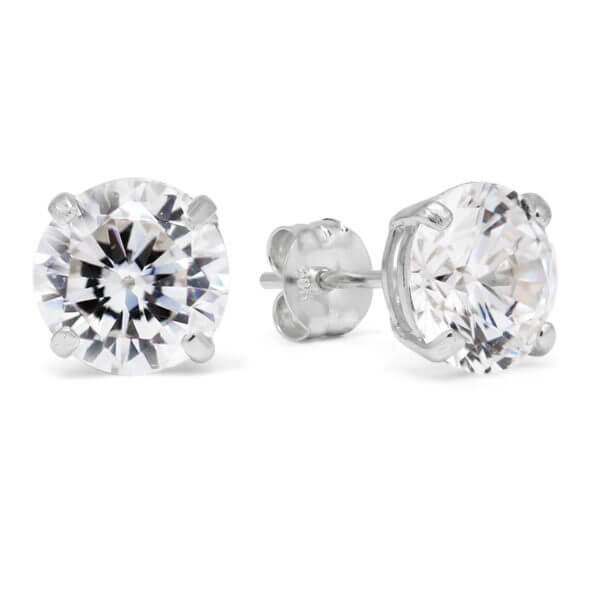 Kultakorvakorut zirkonilla