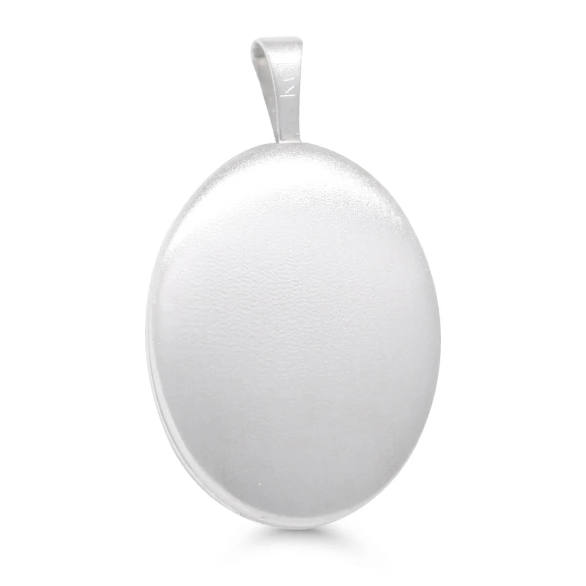 Hopeamedaljonki ovaali 20mm köynnöskaiverrus-227588