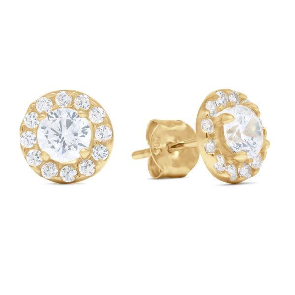 Kultakorvakorut zirkoneilla K-E37675Z