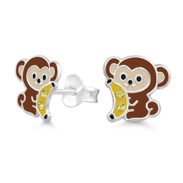 Hopeiset apinakorvakorut