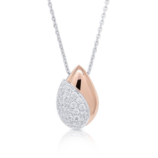 beat of love hopea kaulakoru riipus zirkoni ruusukulta pisara