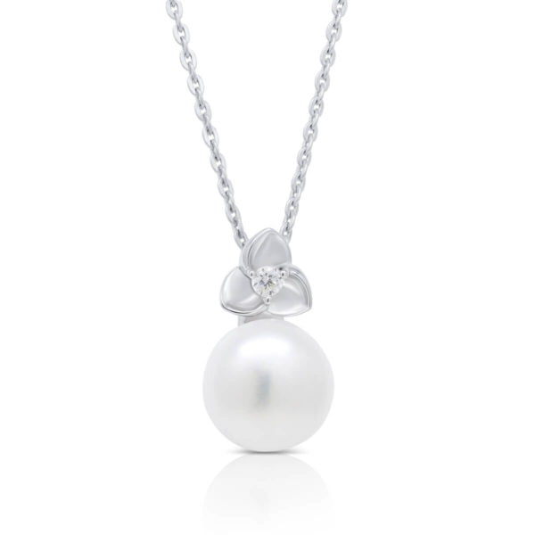 beat of love kaulakoru riipus hopea zirkoni helmi kukka