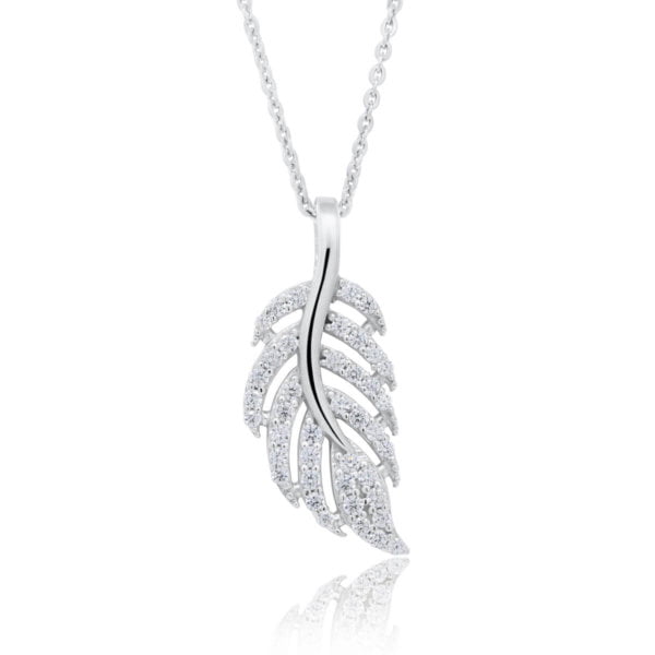 beat of love kaulakoru lehti zirkoni hopea BOl-N1495Z/40-45cm