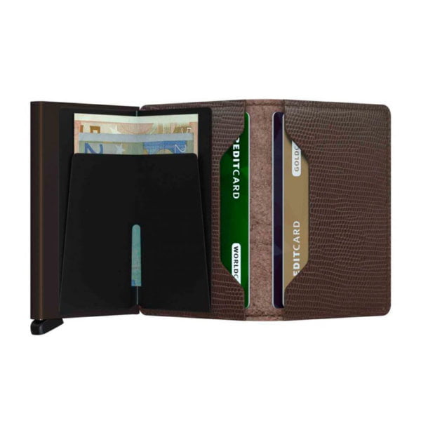 Secrid ruskea lompakko - Slimwallet Rango Brown Brown-230317