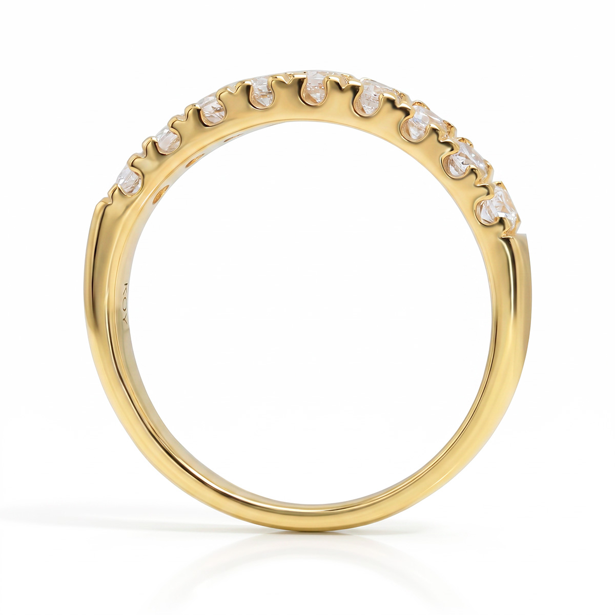 Beat of Love - Created Diamonds MELIA timanttirivisormus 0.50 G-H/VS keltakultaa - Image 2