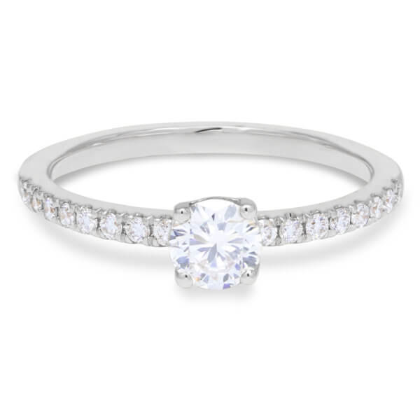 Beat of Love Created Diamonds ANTHEA 0.50ct pyöreä valkokultaa