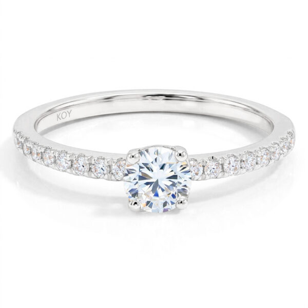 Beat of Love Created Diamonds ANTHEA 0.50ct pyöreä valkokultaa