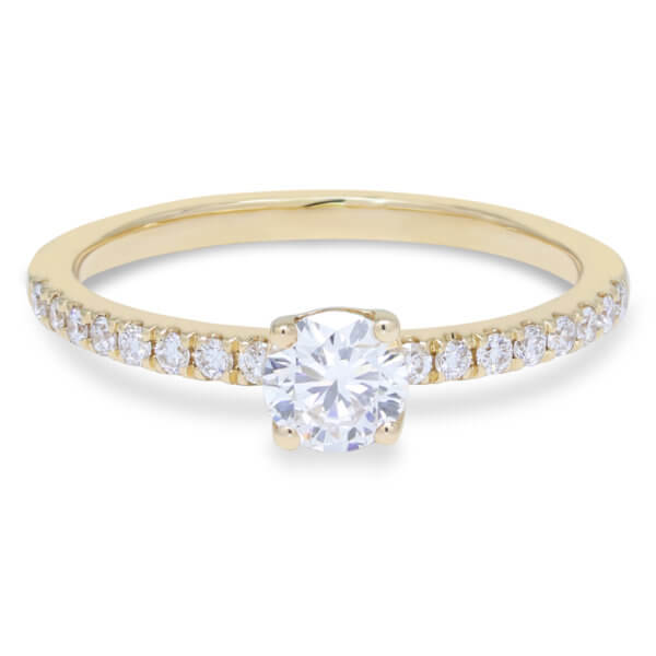 Beat of Love ANTHEA laboratoriotimanttisormus 0.50ct keltakultaa