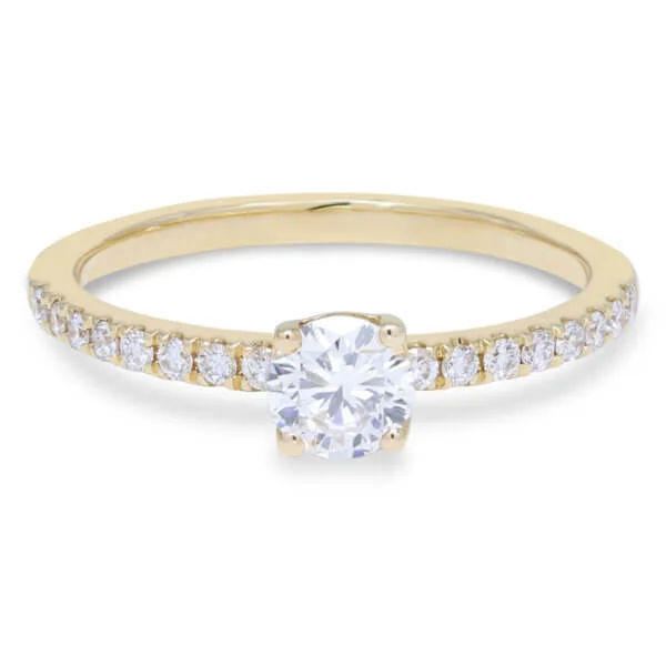 Beat of Love ANTHEA laboratoriotimanttisormus 0.50ct keltakultaa