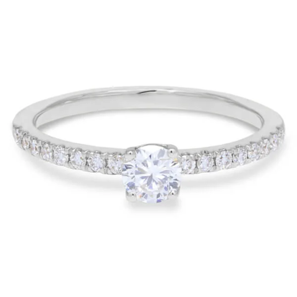 Beat of Love Created Diamonds ANTHEA laboratoriosormus pyöreä 0.40ct valkokultaa