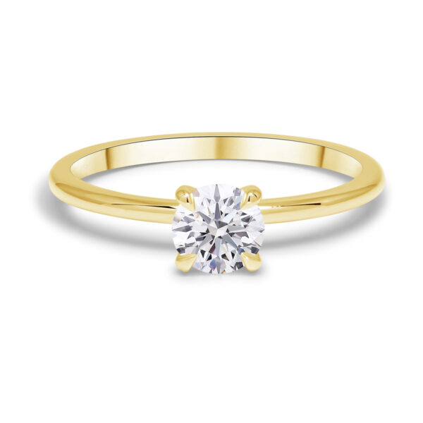 Beat of Love STELLA yksikivinen solitaire sormus 0.50ct keltakulta