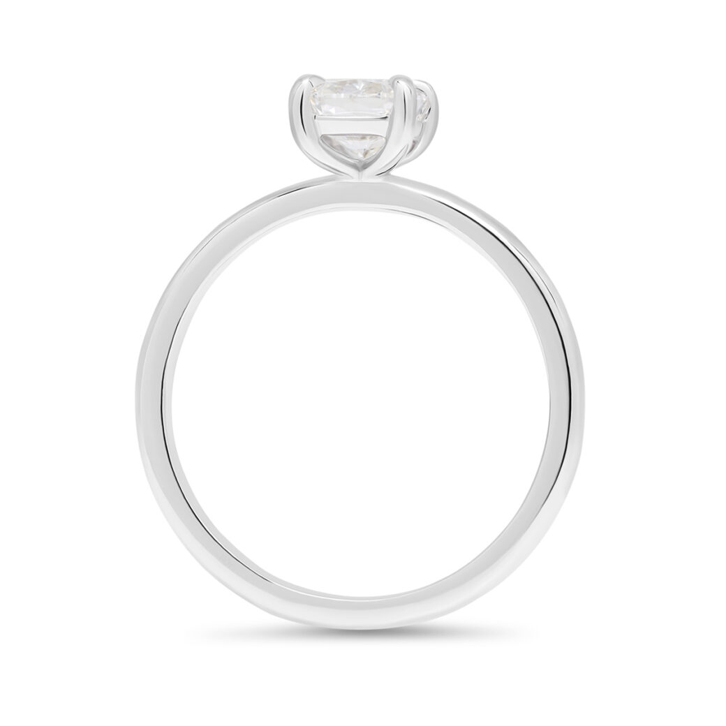 Beat of Love - Created Diamonds ALEXANDRA valkokultaa Cushion 1.00ct D-F/VVS - Image 2