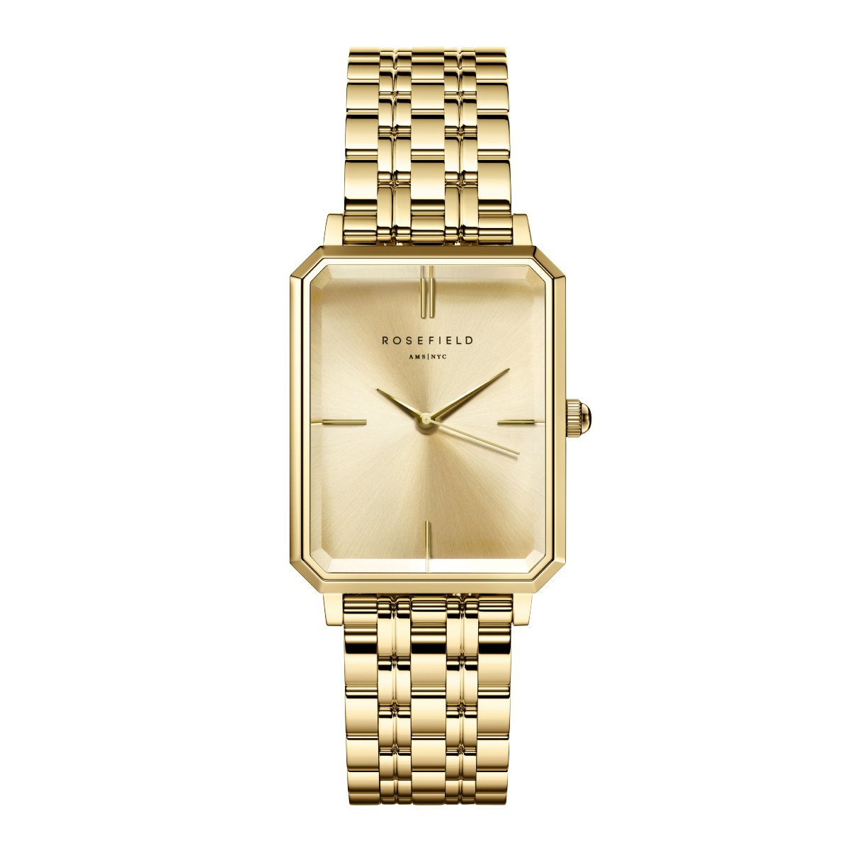 Rosefield Octagon kulta samppanja rannekello