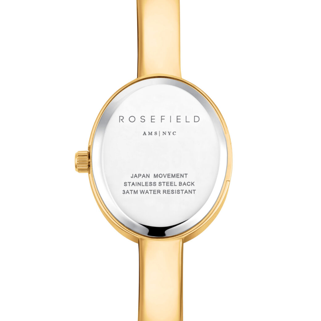 Rosefield - Studio Bangle - kullanvärinen soikea rannerengaskello - Image 3