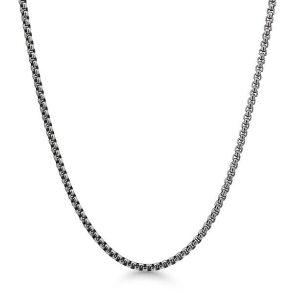 Pyöristetty venetsia teräskaulaketju oksidoitu