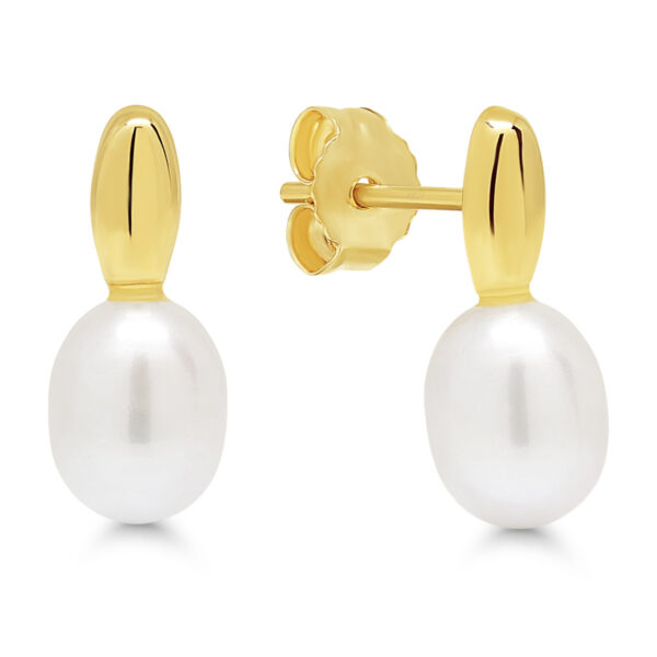 9K kultakorvakorut makeanveden helmillä