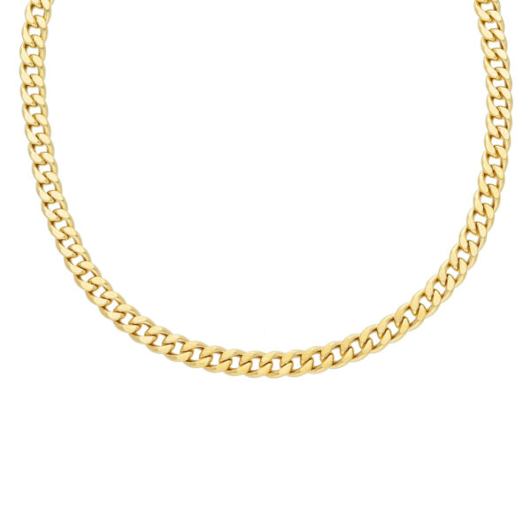 14K ontto 3,5mm panssariketju keltakultaa