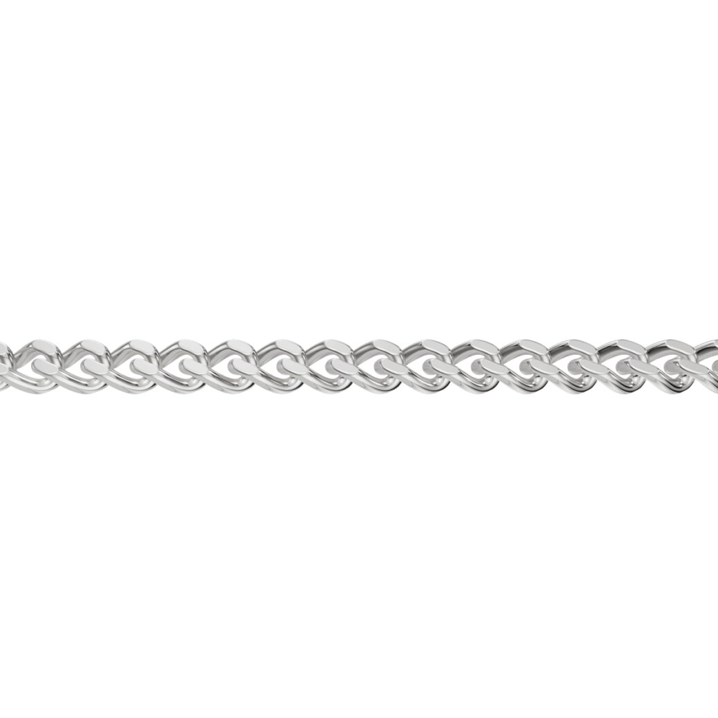 14K valkokultaketju - panssari 0,8mm - Image 2