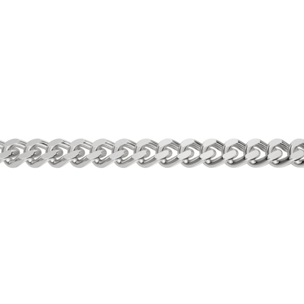 14K valkokultaketju - panssari 1,1mm - Image 2