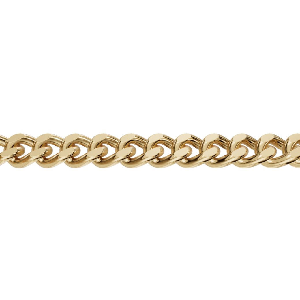 14K keltakultaketju - panssari 1,2mm - Image 2