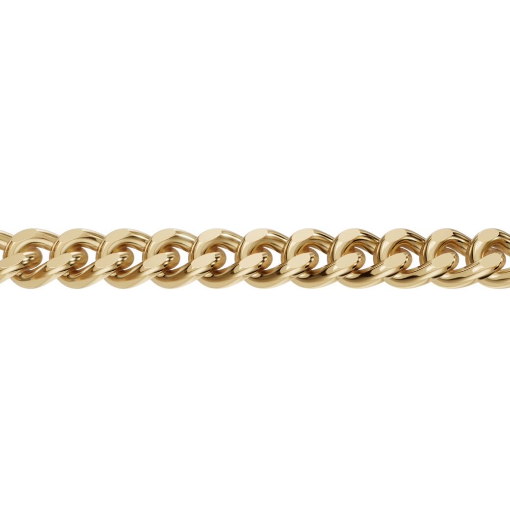 14K keltakultaketju - panssari 1,4mm - Image 2