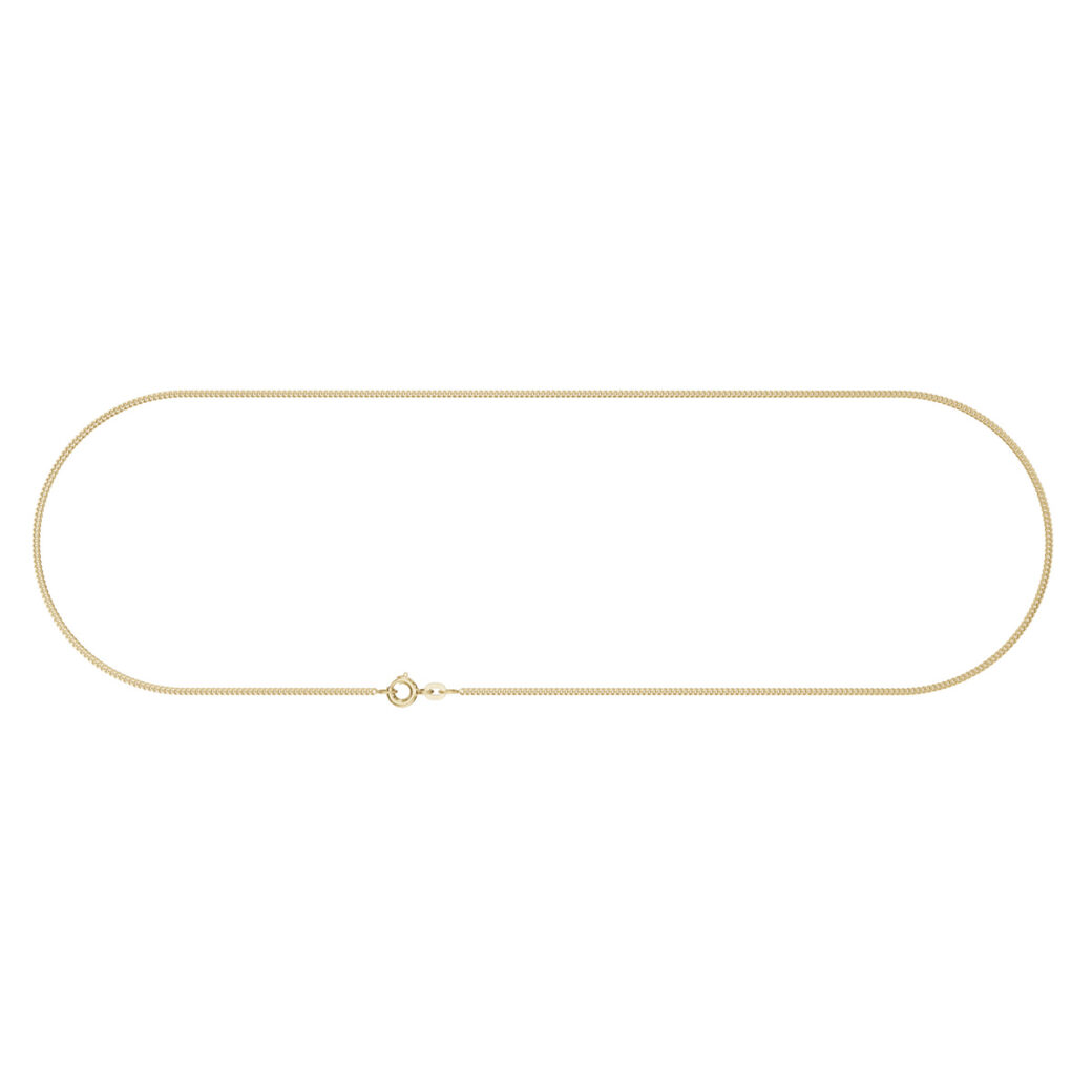 14K keltakultaketju - panssari 1,4mm - Image 3
