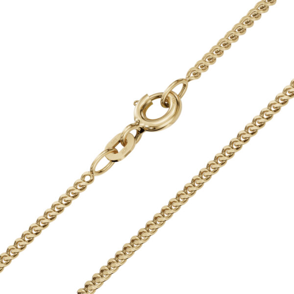 Vahva panssari riipusketju 585 keltakultaa