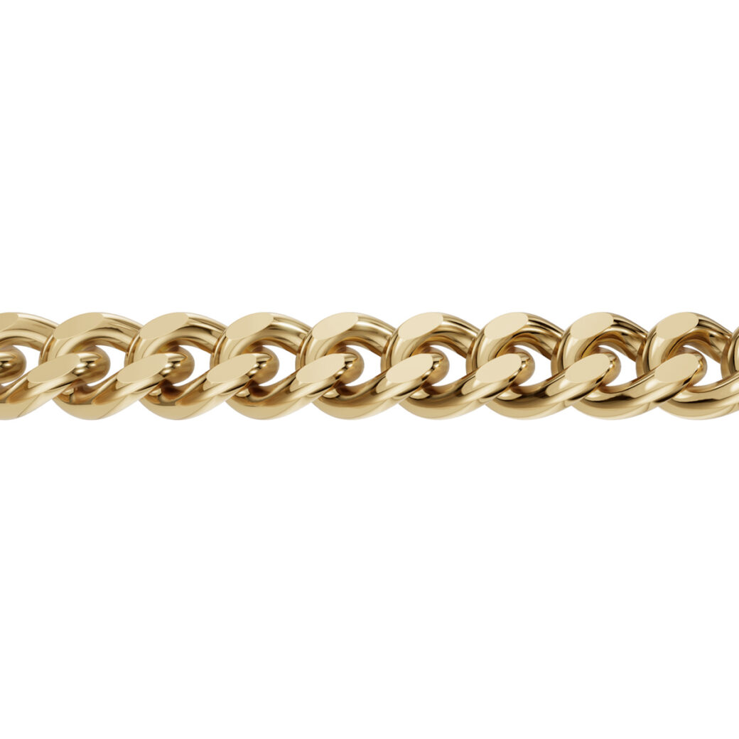 14K keltakultaketju - panssari 1,7mm - Image 2