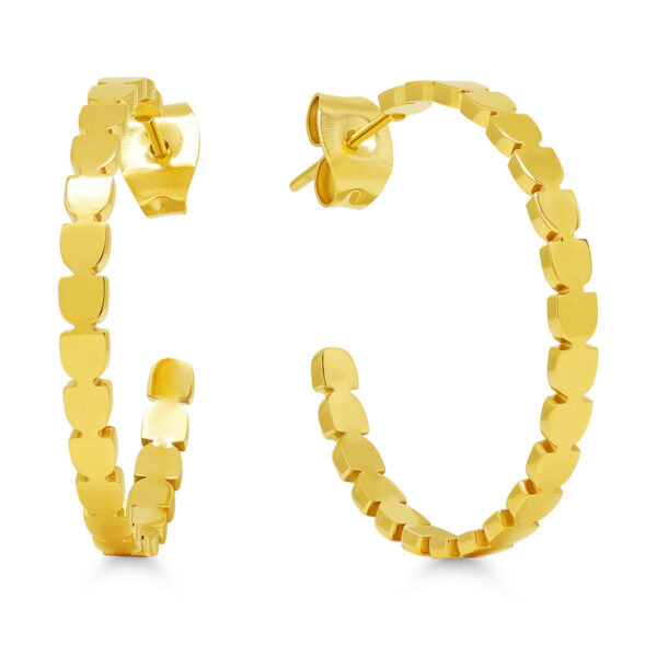 Kullatut teräskorvarenkaat ulkohalkaisija 25mm