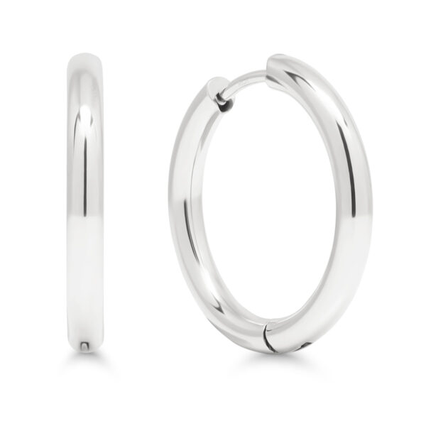 Hopeoidut teräskorvarenkaat ulkohalkaisija 21mm