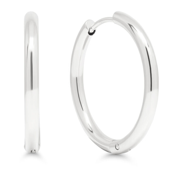 Hopeoidut teräskorvarenkaat ulkohalkaisija 26mm