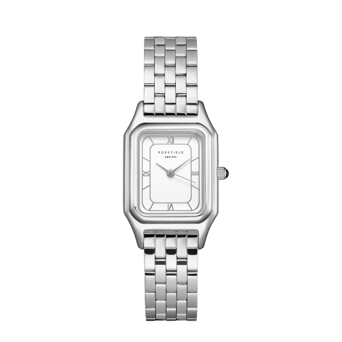 Rosefield - Ivy - hopeanvärinen ranneke, valkoinen taulu