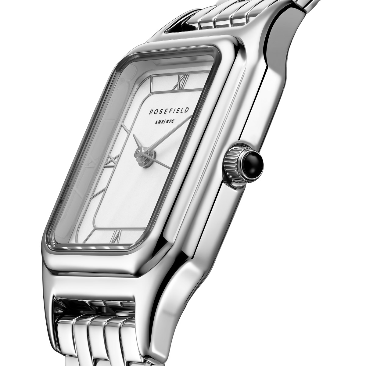 Rosefield - Ivy - hopeanvärinen ranneke, valkoinen taulu - Image 3