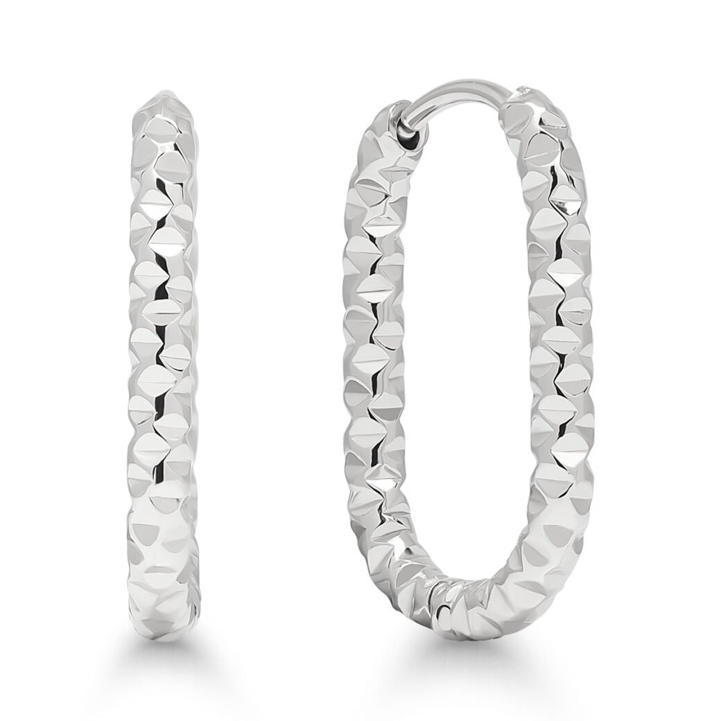 Teräskorvarenkaat timanttileikkauksella 21,5x16mm