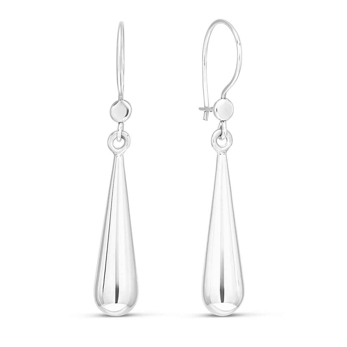 Roikkuvat kyynel hopeakorvakorut 23mm