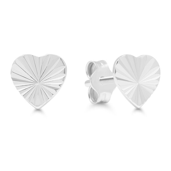 Hopeakorvakorut sydän