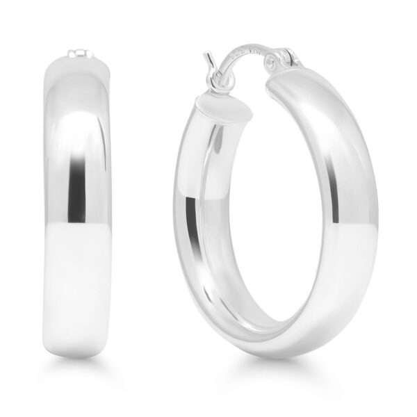 Hopeiset rengas korvakorut